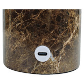 Temple &amp; Webster Piper Marble Cordless LED Table Lamp