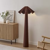Temple &amp; Webster Sutton Linen Floor Lamp