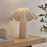 Temple &amp; Webster Sutton Linen Table Lamp