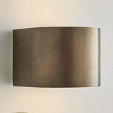 Temple &amp; Webster Harlyn Curved Outdoor Wall Light