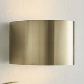 Temple &amp; Webster Harlyn Curved Outdoor Wall Light