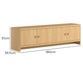 Temple &amp; Webster Villa 4 Door Entertainment Unit