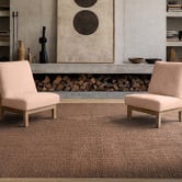 Temple &amp; Webster Bowie Textured Plush Hand-Woven Wool Rug