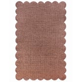 Temple &amp; Webster Rowe Boucle Wool-Blend Scalloped Rug