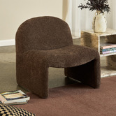 Temple &amp; Webster Maddie Boucle Accent Chair