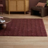 Temple &amp; Webster Suki Striped Hand-Woven Wool-Blend Rug