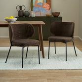 Temple &amp; Webster Petra Upholstered Dining Chairs