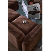 Temple &amp; Webster Cora 4 Seater Modular Sofa with Chaise &amp; Storage