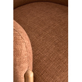 Temple &amp; Webster Benji Upholstered Ash Wood Dining Chair