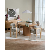 Temple &amp; Webster Ramsay Upholstered Dining Chair