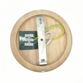 Temple &amp; Webster Howie Rubberwood Wall Light