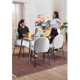 Temple &amp; Webster Herve Arch Upholstered Dining Chairs