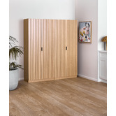 Temple &amp; Webster Hatty Slatted 2 Door Cupboard
