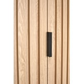 Temple &amp; Webster Hatty Slatted 2 Door Cupboard