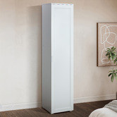Temple &amp; Webster White Willem 3 Door Cupboard Set