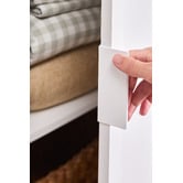 Temple &amp; Webster White Willem 3 Door Cupboard Set