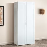Temple &amp; Webster White Willem 3 Door Cupboard Set