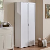 Temple &amp; Webster White Willem 3 Door Cupboard Set