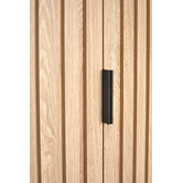 Temple &amp; Webster Hatty Slatted 5 Door Cupboard Set