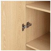 Temple &amp; Webster Hatty Slatted 5 Door Cupboard Set