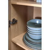 Temple &amp; Webster Hatty Slatted 5 Door Cupboard Set
