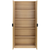 Temple &amp; Webster Hatty Slatted 5 Door Cupboard Set