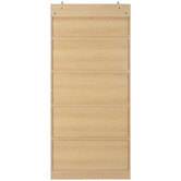 Temple &amp; Webster Hatty Slatted 5 Door Cupboard Set