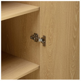 Temple &amp; Webster Hatty Slatted 5 Door Cupboard Set