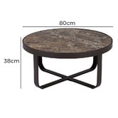 Temple &amp; Webster Claudius Emperador Marble Coffee Table