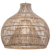 Temple &amp; Webster Drift Rattan Pendant Light