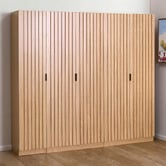 Temple &amp; Webster Hatty Slatted 2 Door Cupboard