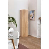 Temple &amp; Webster Hatty Slatted 1 Door Cupboard