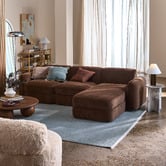 Temple &amp; Webster Cora 4 Seater Modular Sofa with Chaise &amp; Storage