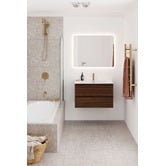 Temple &amp; Webster Havana 800mm Wall Hung Single Vanity with Integrated Basin