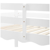 Temple &amp; Webster Wavy Pine Wood Single Loft Bed