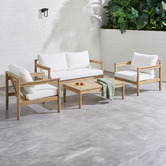 Temple &amp; Webster 4 Seater Carter Outdoor Lounge Set