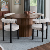 Temple &amp; Webster Roselin Boucle Dining Chairs