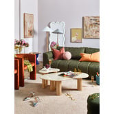 Temple &amp; Webster Iggy Irregular Marble Coffee Table
