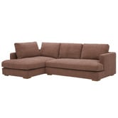 Temple &amp; Webster Haven 4 Seater Upholstered Sofa with Chaise