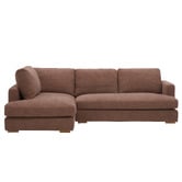 Temple &amp; Webster Haven 4 Seater Upholstered Sofa with Chaise