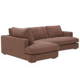 Temple &amp; Webster Haven 4 Seater Upholstered Sofa with Chaise