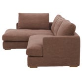Temple &amp; Webster Haven 4 Seater Upholstered Sofa with Chaise