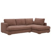Temple &amp; Webster Haven 4 Seater Upholstered Sofa with Chaise