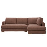 Temple &amp; Webster Haven 4 Seater Upholstered Sofa with Chaise