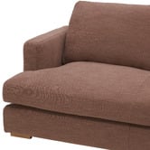 Temple &amp; Webster Haven 4 Seater Upholstered Sofa with Chaise