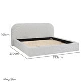 Temple &amp; Webster Emery Upholstered Bed