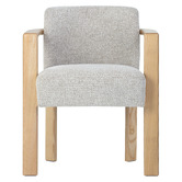 Temple &amp; Webster 4 Seater Rio Round Dining Table &amp; Ramsay Dining Chair Set