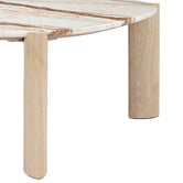 Temple &amp; Webster Marilyn Marble Coffee Table