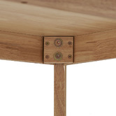 Temple &amp; Webster 120cm Larsen Dining Table &amp; Bench Set