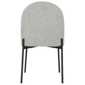 Temple &amp; Webster 4 Seater Hayden Glass Dining Table &amp; Herve Dining Chair Set